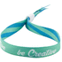 Ranneke SuboWrist custom festival bracelet, valkoinen liikelahja logopainatuksella