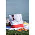 Rantakassi Bagster beach bag, valkoinen, punainen lisäkuva 1