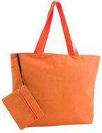 Rantakassi Monkey beach bag, oranssi liikelahja logopainatuksella