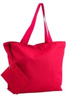 Rantakassi Monkey beach bag, punainen liikelahja logopainatuksella