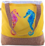 Rantakassi SuboShop Playa custom beach bag, valkoinen, luonnollinen liikelahja logopainatuksella