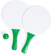 Rantamailat Cupsol beach tennis, vihreä liikelahja logopainatuksella