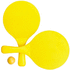 Rantamailat Faluk beach tennis, keltainen liikelahja logopainatuksella