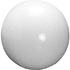 Rantapallo Magno beach ball (ø40 cm), valkoinen liikelahja logopainatuksella