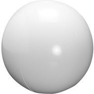 Rantapallo Magno beach ball (ø40 cm), valkoinen liikelahja logopainatuksella