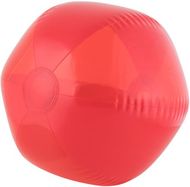 Rantapallo Navagio beach ball (ø26 cm), punainen liikelahja logopainatuksella
