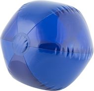 Rantapallo Navagio beach ball (ø26 cm), sininen liikelahja logopainatuksella
