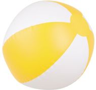 Rantapallo Waikiki beach ball (ø23 cm), keltainen liikelahja logopainatuksella