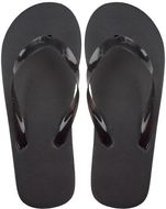 Rantasandaalit Boracay beach slippers, musta liikelahja logopainatuksella
