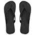 Rantasandaalit Cayman beach slippers, valkoinen, musta liikelahja logopainatuksella