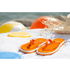 Rantasandaalit Cayman beach slippers, valkoinen, oranssi lisäkuva 1