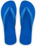 Rantasandaalit Cayman beach slippers, valkoinen, sininen liikelahja logopainatuksella