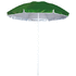 Rantavarjo Taner beach umbrella, valkoinen, vihreä liikelahja logopainatuksella