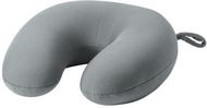 Rentoutustyyny Condord travel pillow, harmaa liikelahja logopainatuksella