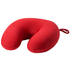 Rentoutustyyny Condord travel pillow, punainen liikelahja logopainatuksella