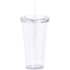 Rikkoutumaton muki Trinox cup, läpinäkyvä liikelahja logopainatuksella