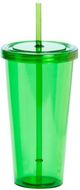 Rikkoutumaton muki Trinox cup, vihreä liikelahja logopainatuksella