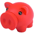Säästöpossu Donax piggy bank, punainen liikelahja logopainatuksella