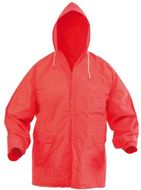 Sadetakki Hydrus raincoat, punainen liikelahja logopainatuksella