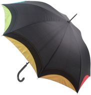 Sateenvarjo Arcus umbrella, monivärinen, musta liikelahja logopainatuksella