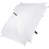 Sateenvarjo CreaRain Square RPET custom umbrella, valkoinen, ruskea lisäkuva 1