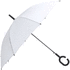 Sateenvarjo Halrum umbrella, valkoinen liikelahja logopainatuksella