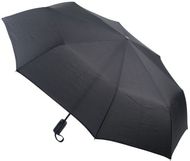 Sateenvarjo Nubila umbrella, musta liikelahja logopainatuksella