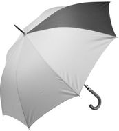 Sateenvarjo Stratus umbrella, harmaa, musta liikelahja logopainatuksella