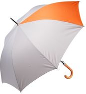 Sateenvarjo Stratus umbrella, harmaa, oranssi liikelahja logopainatuksella