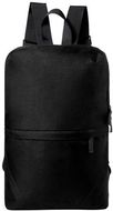 Selkäreppu Bronul RPET backpack, musta liikelahja logopainatuksella