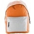 Selkäreppu Discovery backpack, valkoinen, oranssi liikelahja logopainatuksella