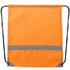 Selkäreppu Lemap reflective drawstring bag, oranssi liikelahja logopainatuksella