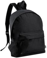 Selkäreppu Caldy RPET backpack, musta liikelahja logopainatuksella