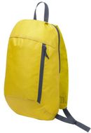 Selkäreppu Decath backpack, keltainen liikelahja logopainatuksella