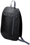 Selkäreppu Decath backpack, musta liikelahja logopainatuksella