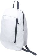Selkäreppu Decath backpack, valkoinen liikelahja logopainatuksella