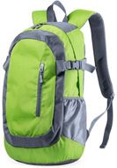 Selkäreppu Densul backpack, kalkinvihreä liikelahja logopainatuksella