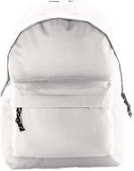 Selkäreppu Discovery backpack, valkoinen liikelahja logopainatuksella