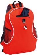 Selkäreppu Humus backpack, punainen liikelahja logopainatuksella