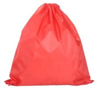 Selkäreppu Jock drawstring bag, punainen liikelahja logopainatuksella