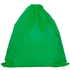 Selkäreppu Jock drawstring bag, vihreä liikelahja logopainatuksella