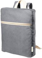 Selkäreppu Nidoran cotton backpack, musta liikelahja logopainatuksella