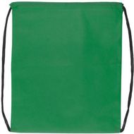Selkäreppu Pully drawstring bag, vihreä liikelahja logopainatuksella