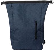 Selkäreppu Sherpak RPET backpack, tummansininen liikelahja logopainatuksella