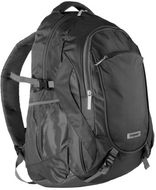 Selkäreppu Virtux backpack, harmaa, musta liikelahja logopainatuksella