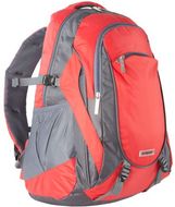 Selkäreppu Virtux backpack, harmaa, punainen liikelahja logopainatuksella
