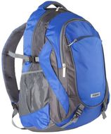 Selkäreppu Virtux backpack, sininen, harmaa liikelahja logopainatuksella