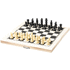 Shakki Blitz chess set, valkoinen, musta liikelahja logopainatuksella