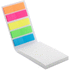 Siirrettävä kirjanmerkki CreaStick Combo B custom sticky notepad, valkoinen lisäkuva 1
