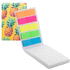 Siirrettävä kirjanmerkki CreaStick Combo B custom sticky notepad, valkoinen liikelahja logopainatuksella